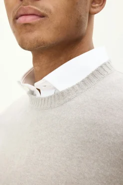 Regular Fit Roundneck Soft Wool Cashmere Sweater