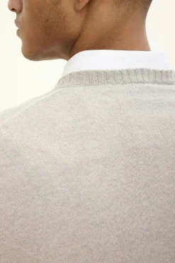 Regular Fit Roundneck Soft Wool Cashmere Sweater