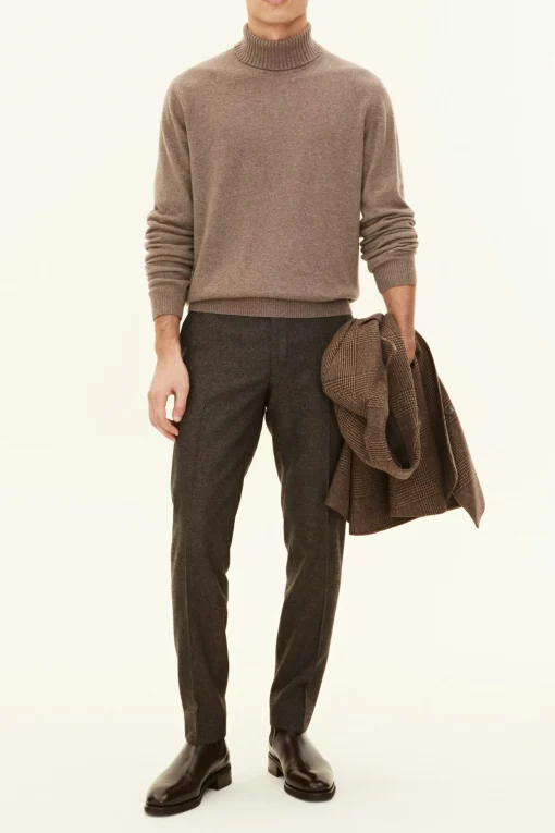 Regular Fit Soft Wool Cashmere Rollneck