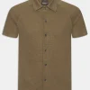 Regular Fit Stretch Linen Poloshirt