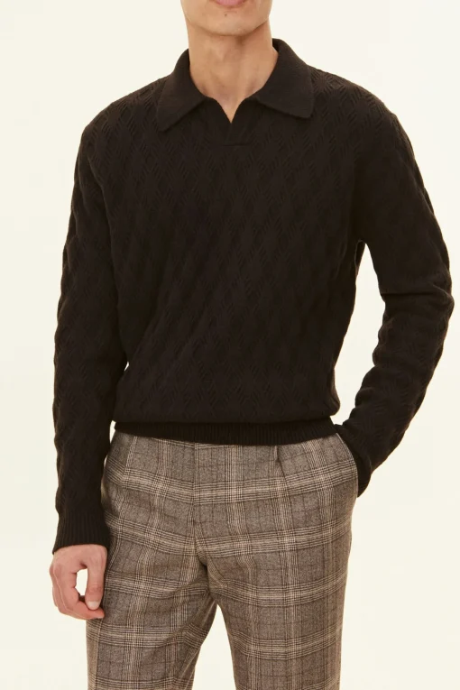 Regular Fit Wool Cashmere V-Neck Sweater