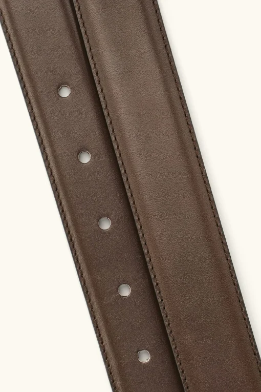 Round Buckle Bocalf Belt