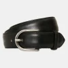 Round Buckle French Bocalf Belt
