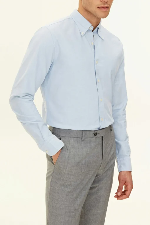 Slim Fit Button Down Oxford Shirt