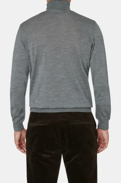 Slim Fit Extra Fine Merino Wool Rollneck