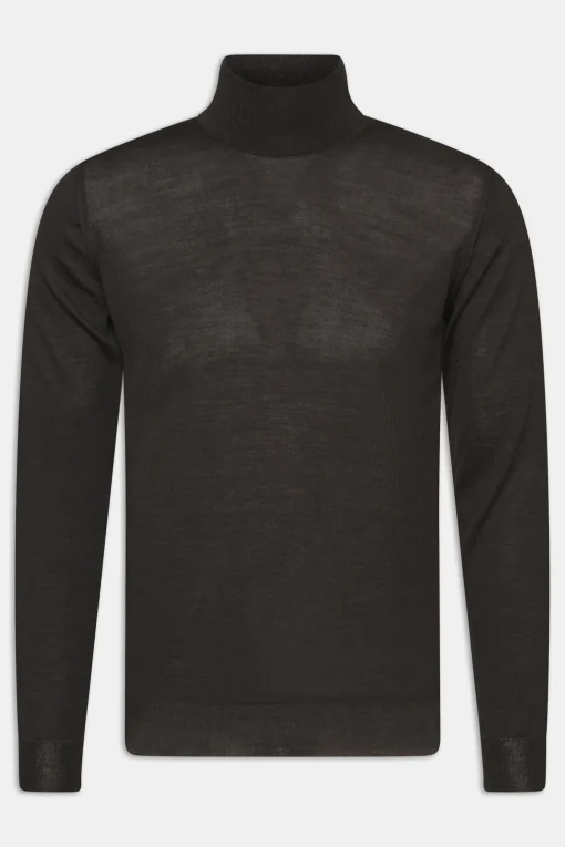 Slim Fit Extra Fine Merino Wool Rollneck