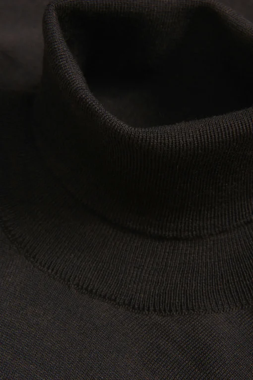 Slim Fit Extra Fine Merino Wool Rollneck