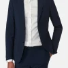 Slim Fit Microstructure Blazer