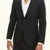 Slim Fit Microstructure Blazer