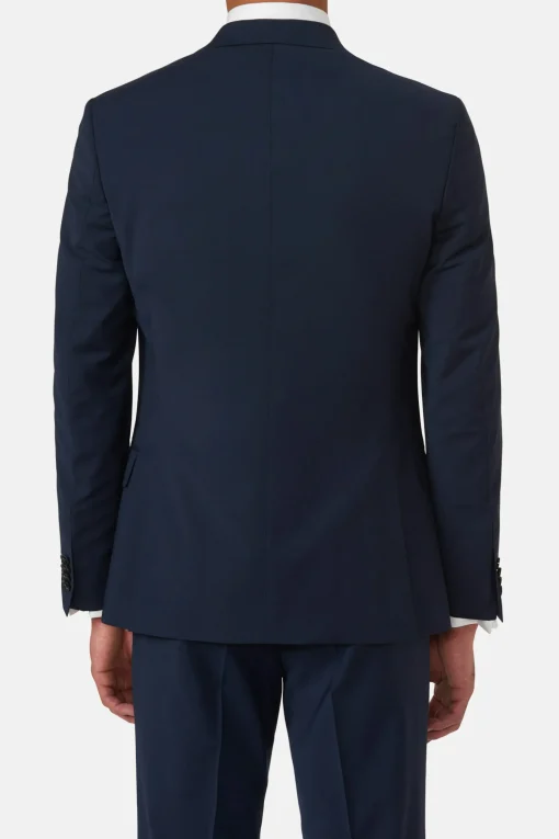 Slim Fit Microstructure Blazer