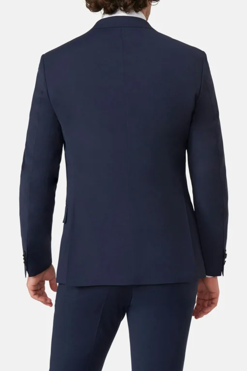Slim Fit Microstructure Blazer
