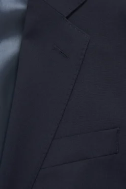 Slim Fit Microstructure Blazer