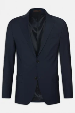 Slim Fit Microstructure Blazer