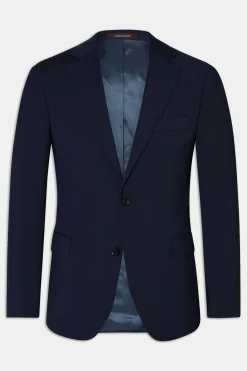 Slim Fit Microstructure Blazer
