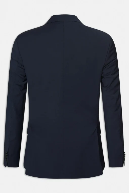 Slim Fit Microstructure Blazer