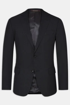 Slim Fit Microstructure Blazer