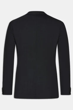 Slim Fit Microstructure Blazer