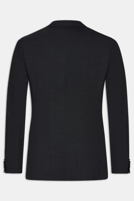Slim Fit Microstructure Blazer