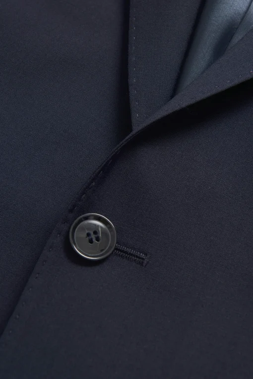 Slim Fit Microstructure Blazer