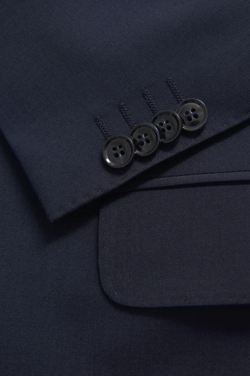Slim Fit Microstructure Blazer