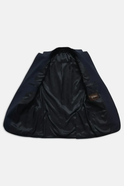 Slim Fit Microstructure Blazer