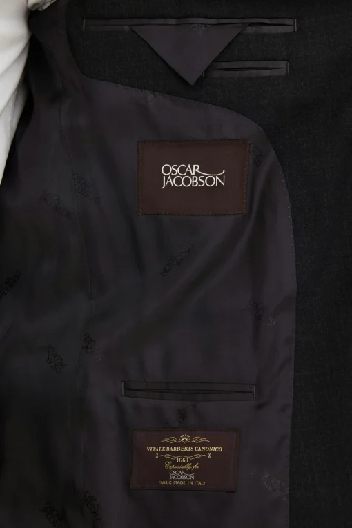 Slim Fit Microstructure Blazer
