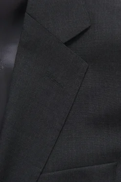 Slim Fit Microstructure Blazer