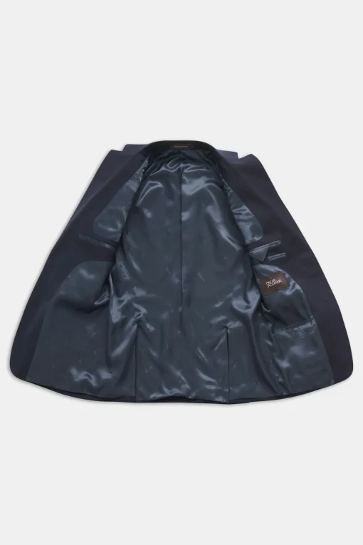 Slim Fit Microstructure Blazer