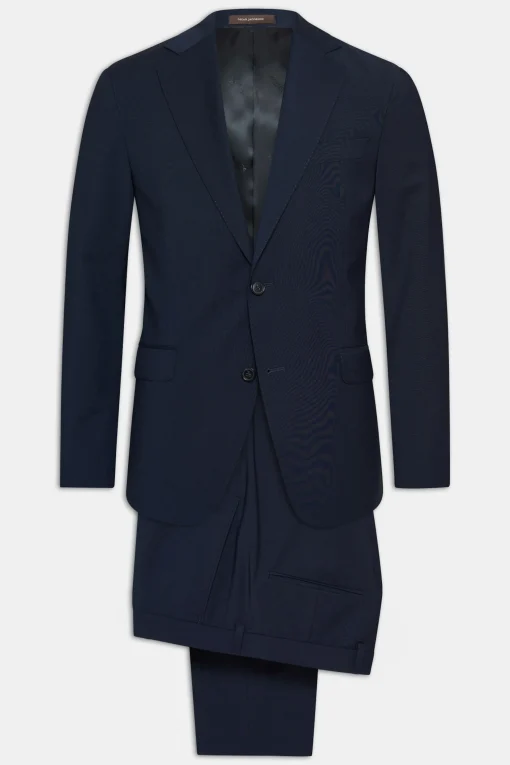 Slim Fit Microstructure Suit