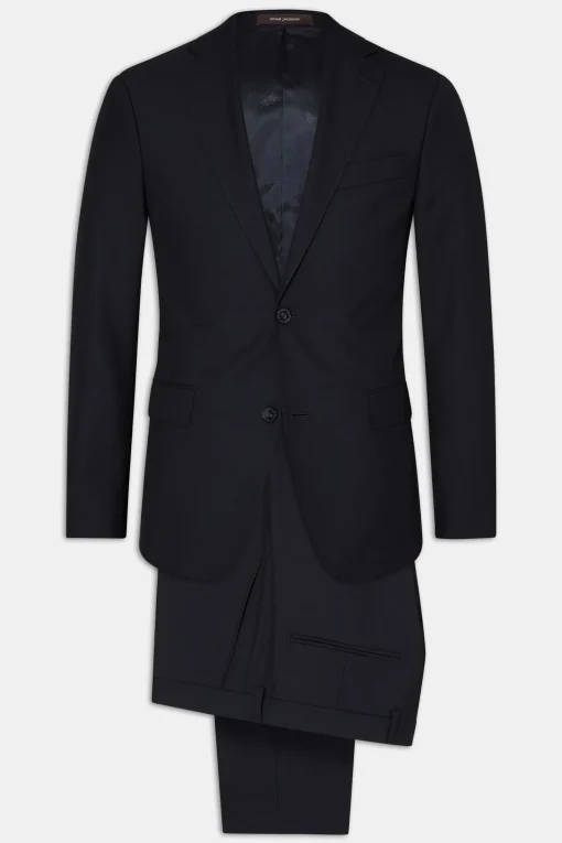 Slim Fit Microstructure Suit
