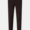 Slim Fit Microstructure Trousers