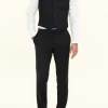 Slim Fit Microstructure Trousers