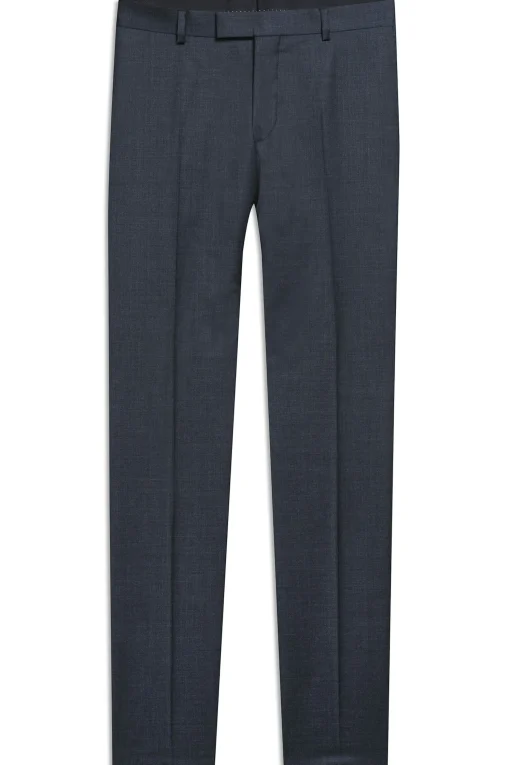 Slim Fit Microstructure Trousers