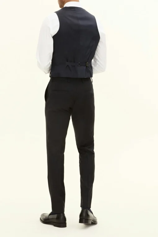 Slim Fit Microstructure Trousers