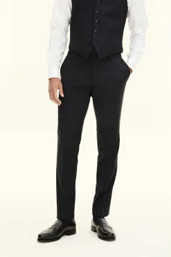 Slim Fit Microstructure Trousers