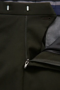 Slim Fit Microstructure Trousers