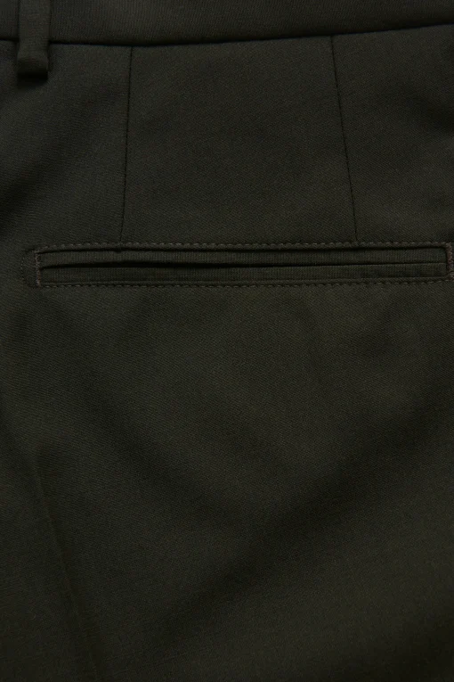 Slim Fit Microstructure Trousers
