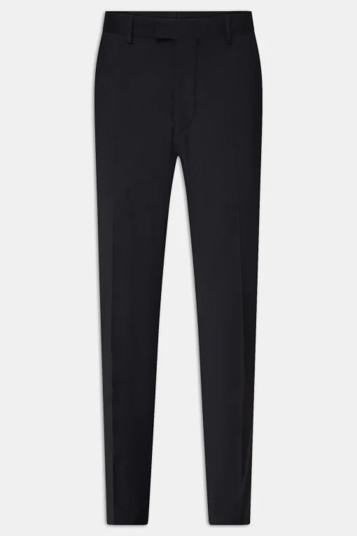 Slim Fit Microstructure Trousers