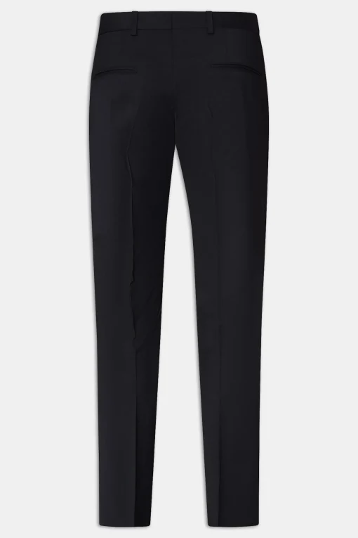 Slim Fit Microstructure Trousers