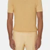 Slim Fit Structured Knit Poloshirt