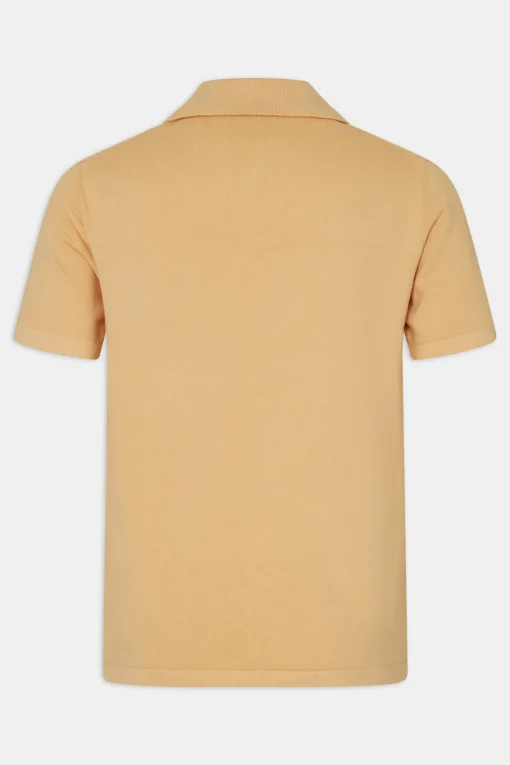 Slim Fit Structured Knit Poloshirt