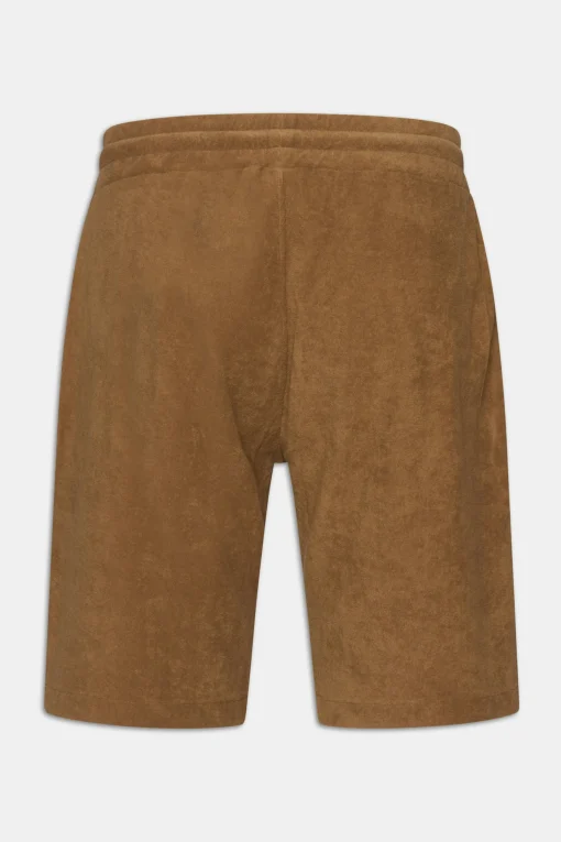Slim Fit Terry Fabric Shorts