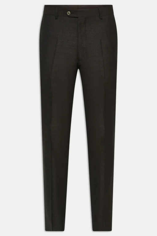 Slim Fit Tropical Wool Trousers