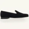 Tuxedo Velvet Slippers