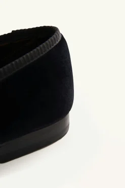 Tuxedo Velvet Slippers